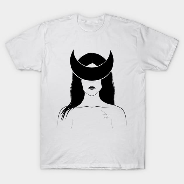 Moon Face T-Shirt by DreMagiO